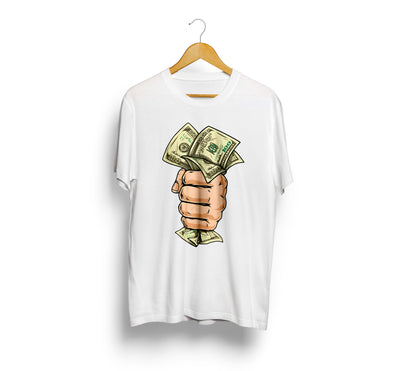 Cash Only Back Print T-Shirt